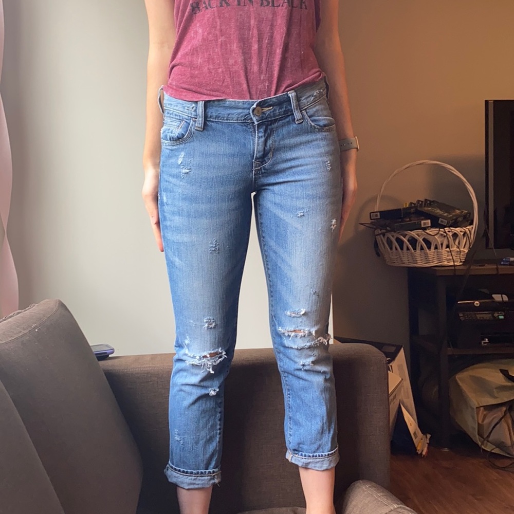 Old Navy fitted boyfriend jeans